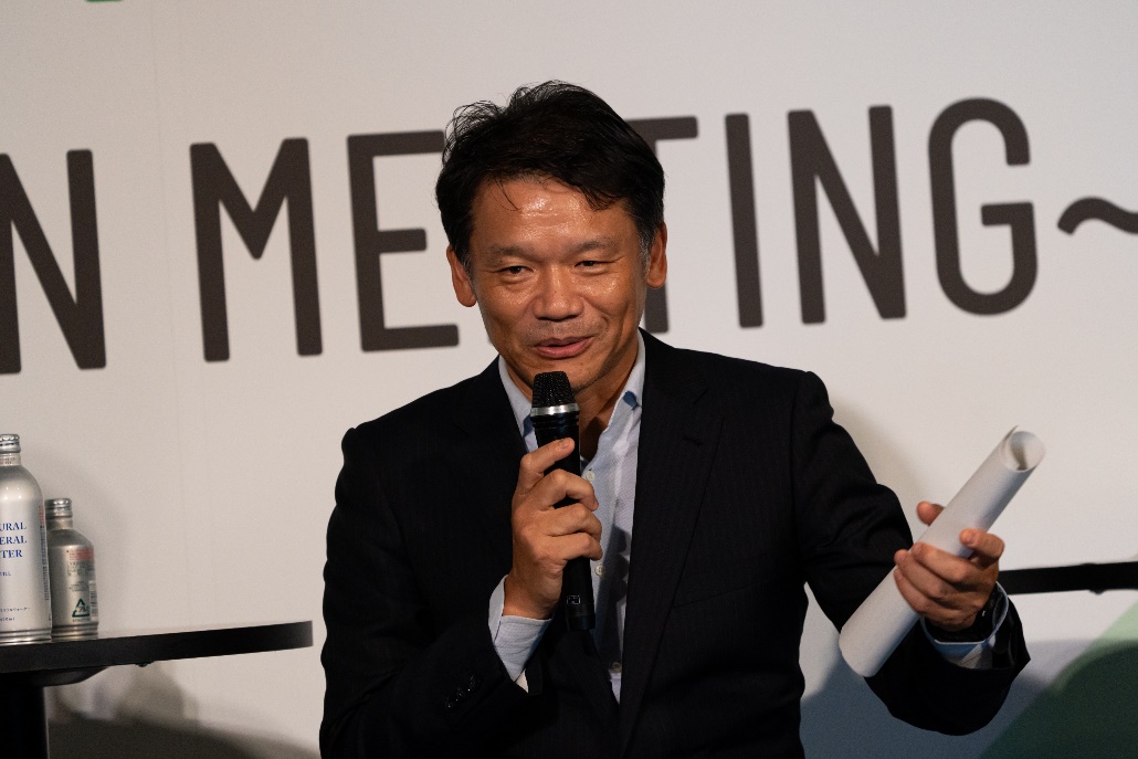 宮坂学氏の登壇の様子
