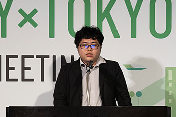 谷口広樹氏の登壇の様子