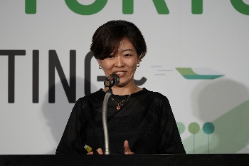 加藤茜氏の登壇の様子