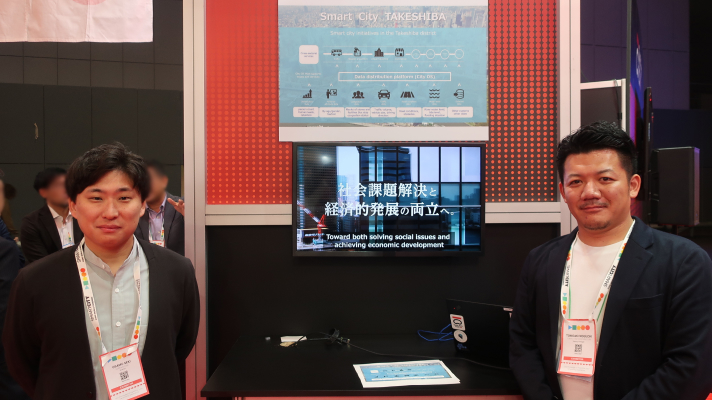 写真:竹芝エリアマネジメントの担当者2名