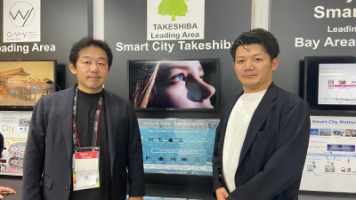 写真:竹芝エリアの2名の男性担当者