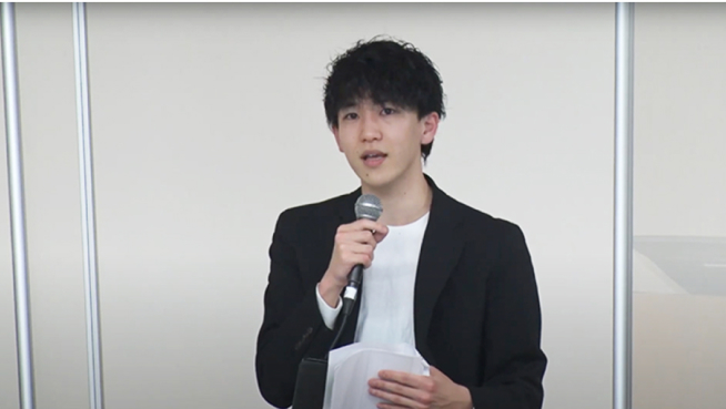 写真:パネルディスカッションで話している倉田隆成 氏